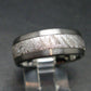 Muonionalusta Meteorite Steel Ring - 11.72 Grams - Size 9