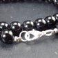 Tibetan Black Tektite Necklace From Tibet - 18"