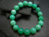 Chrysoprase Genuine Bracelet ~ 7.5 Inches ~ 14mm Round Beads