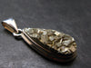Pyrite Silver Pendant From Peru - 6.22 Grams - 1.4"