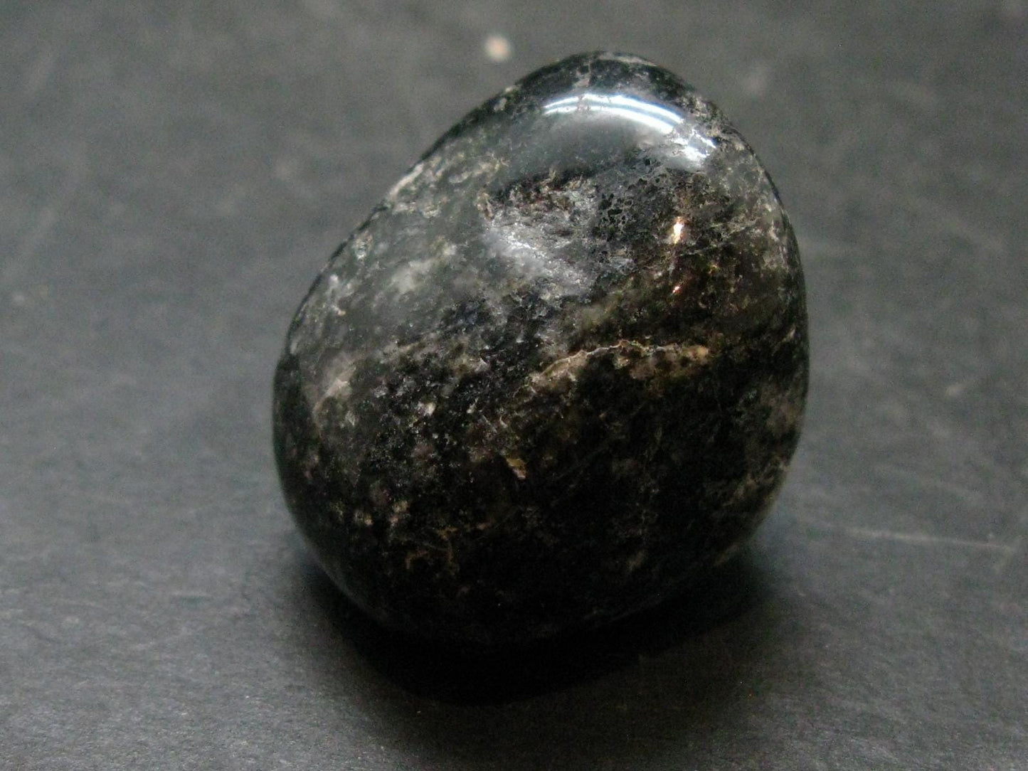 Rare Impactite Tumbled Stone From Norway - 1.0" - 26.17 Grams