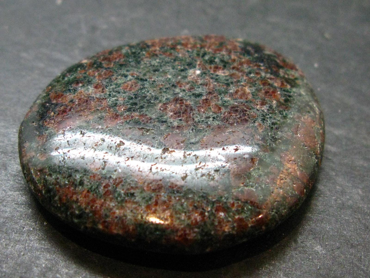 Rare Eclogite Tumbled Stone From Norway - 1.6" - 23.57 Grams