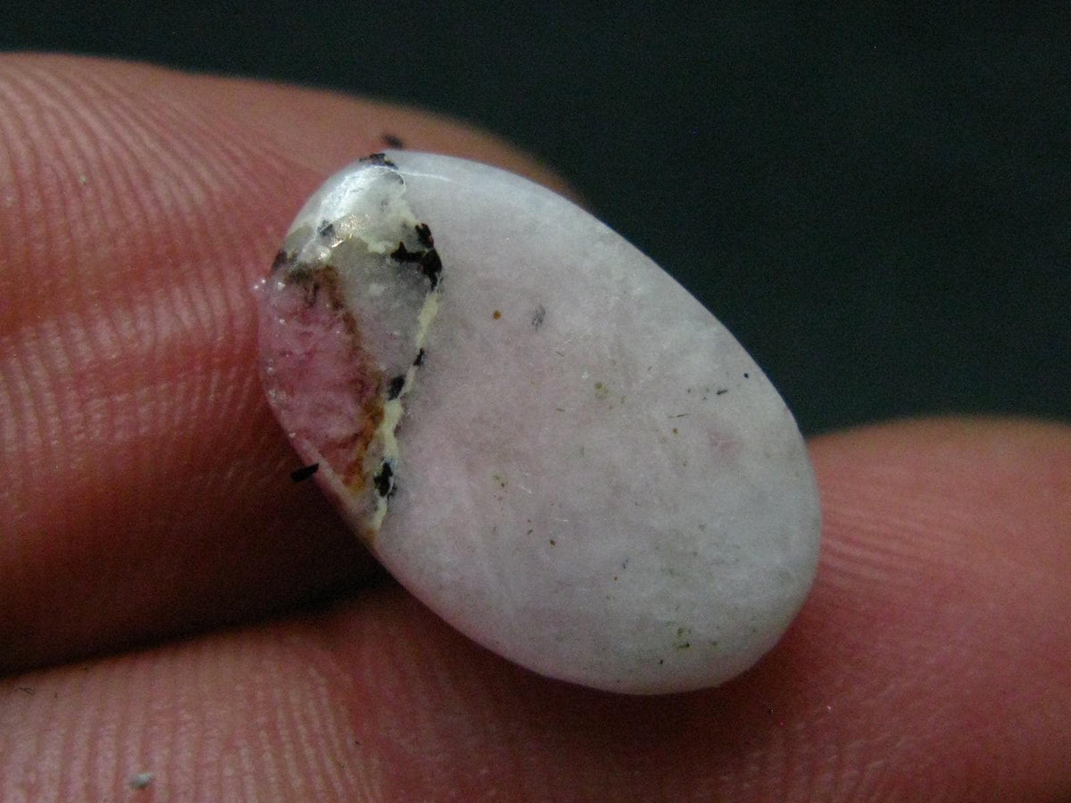 Rare Pink Tugtupite Tumbled Piece From Greenland - 5.15 Carats - 0.7"