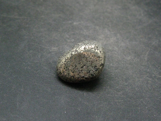 Healers Gold Pyrite With Magnetite Tumbled Stone From USA - 1.1" - 21.9 Grams