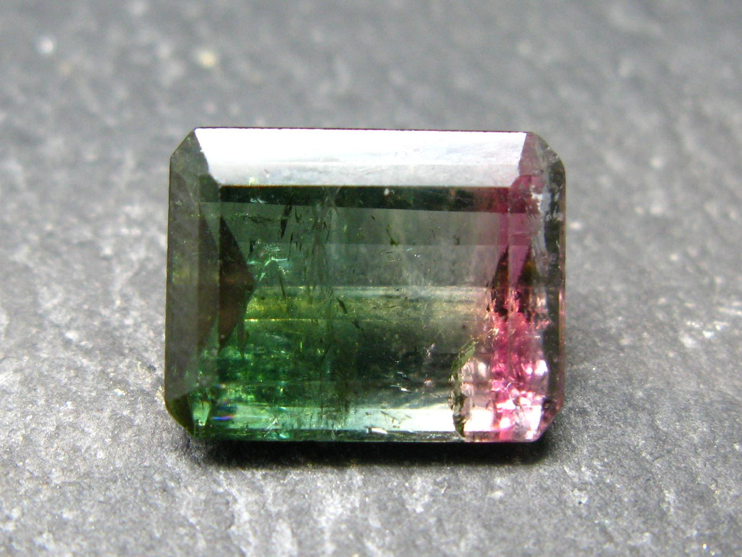 Watermelon Tourmaline Cut Stone Gem From Brazil - 7.27 Carats - 13x10mm