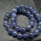 Tanzanite Genuine Bracelet ~ 7 Inches ~ 6mm Round Beads