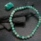 Emerald Genuine Bracelet ~ 7 Inches ~ 5mm Round Facetted Beads