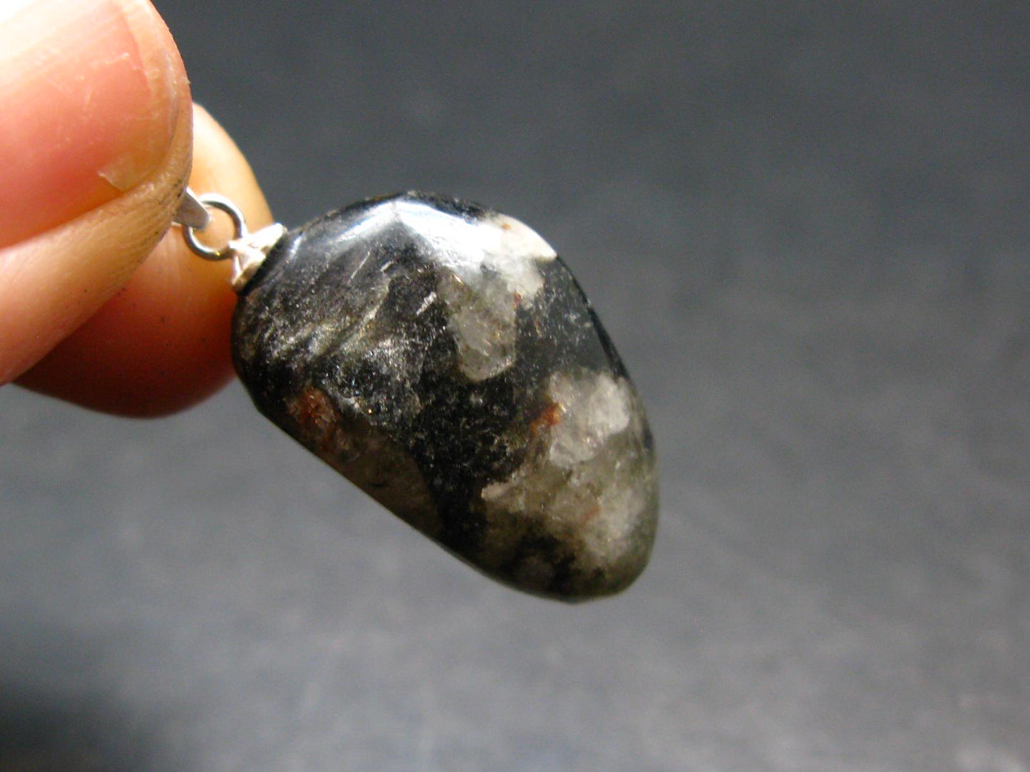 Phenakite Phenacite Crystal Silver Pendant From Russia - 1.1" - 5.55 Grams