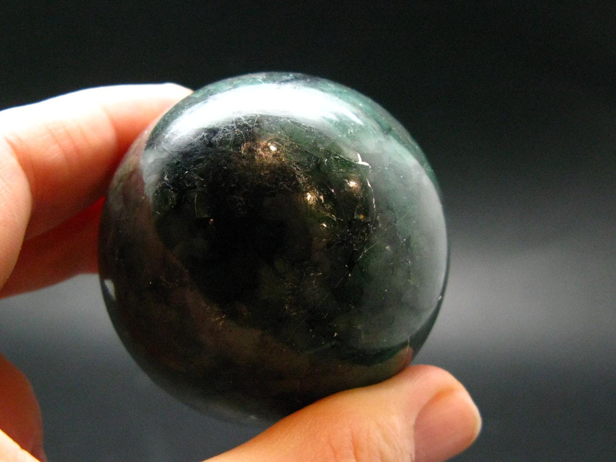 Emerald Sphere Ball From Brazil - 1.9" - 163.87 Grams
