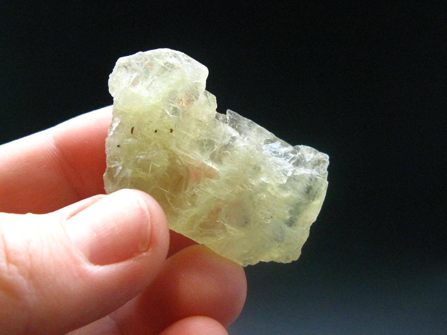 Gem Green Hiddenite Spodumene Crystal From Brazil - 1.5" - 16.94 Grams