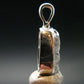 Gray Herderite Silver Pendant from Africa - 0.7" - 1.15 Grams