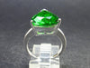 Helenite Gaia Stone Gem Sterling Silver Ring From Washington - Size 8.5 - 6.2 Carats