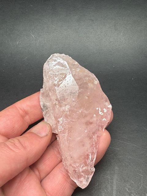 Gem Pink Morganite (Beryl) Crystal From Brazil - 3.7" - 109.4 Grams