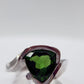Green Helenite Trillion Ring – Sterling Silver Modern Gemstone Statement Ring