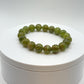 Natural Peridot Bead Bracelet | August Birthstone Jewelry