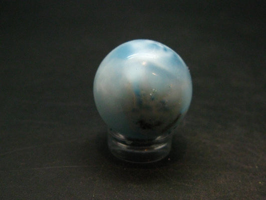 Larimar Sphere From Dominican Republic - 0.9" - 19.16 Grams