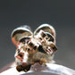 Phenakite Phenacite Sterling Silver Stud Earrings from Nigeria - 1.00 Grams