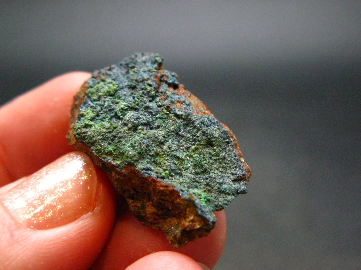 Rare Clinoclase Cluster From USA - 1.0" - 6.69 Grams