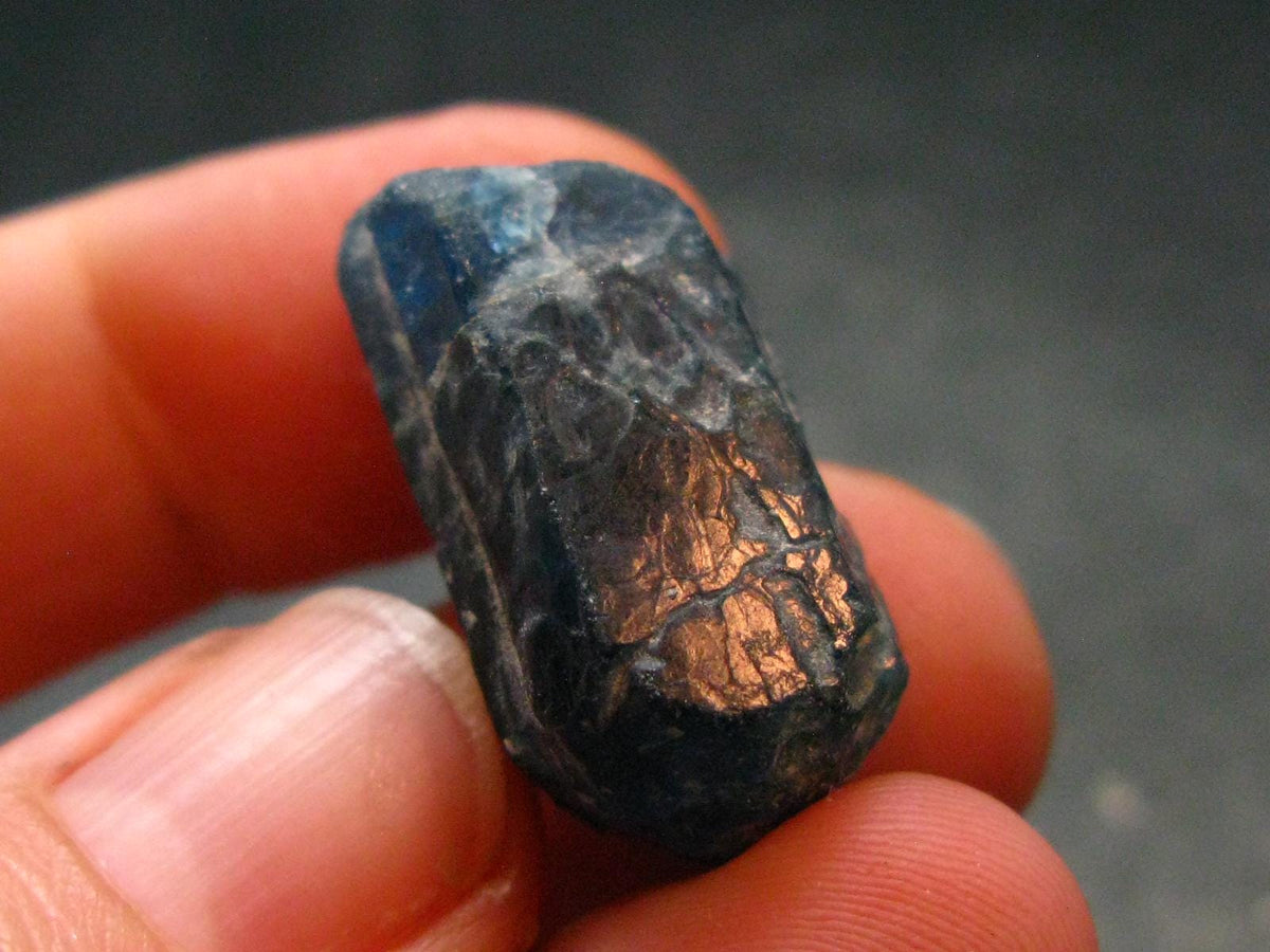 Large Neon Blue Apatite Crystal From Brazil - 1.0" - 7.44 Grams