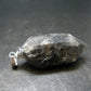 Nice Terminated Tibetan Black Quartz Pendant from Tibet - 1.6" - 7.33 Grams