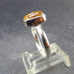 Fabulous Untreated Imperial Topaz 925 Silver Ring from Brazil - Size 7.25 - 3.05 Grams