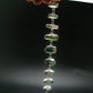Watermelon Tourmaline Silver Bracelet From Brazil- 7" - 25.4 Grams