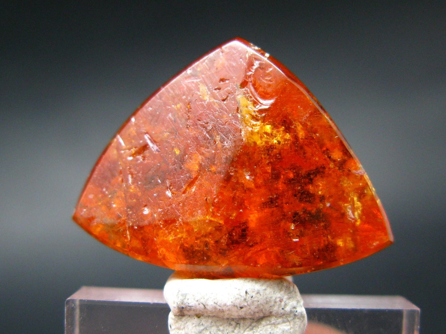 Rare Gem Spessartine Garnet Cabochon From Tanzania - 36.95 Carats - 1.1"