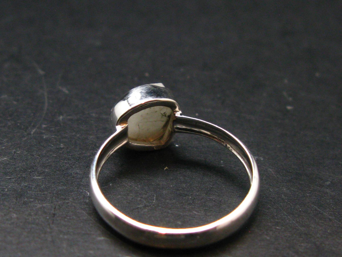 Phenakite Phenacite Sterling Silver Size 8 Ring from Nigeria - 2.21 Grams