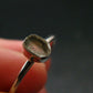 Green Herderite Silver Ring From Brazil - 1.85 Grams - Size 8