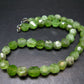 Gem Olivine Peridot Beads Necklace From Pakistan - 17"
