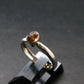 Fire Red Zincite Zinkite 925 Silver Ring from Poland - Size 6 - 1.61 Grams