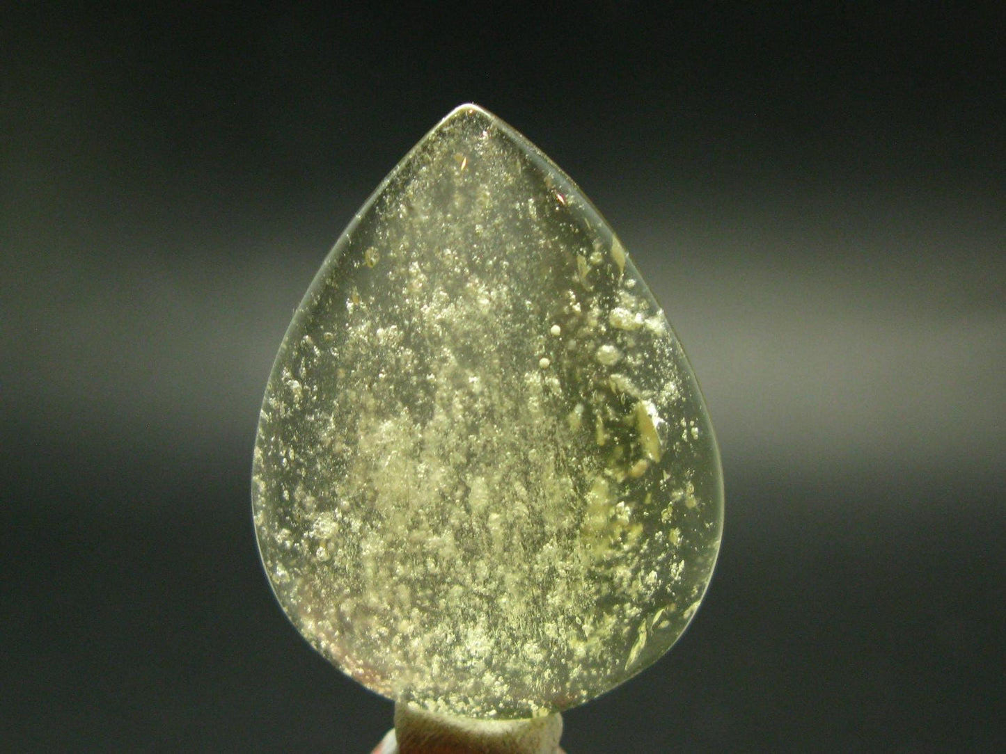 Nice Gem Libyan Tektite Cabochon From Libya - 9.00 Grams