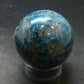 Large neon blue Apatite sphere from Madagascar- 162.0 - 1.8"