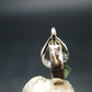 Moldavite Tektite Silver Pendant from Czech Republic - 0.7" - 0.92 Grams