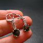 Moldavite Tektite Silver Earrings from Czech Republic - 2.76 Grams