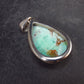 Rare Variscite Sterling Silver Pendant from Utah - 1.5" - 6.80 Grams