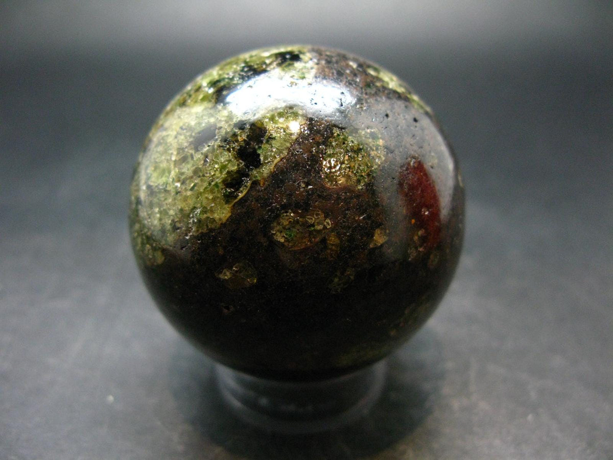 Peridot Olivine Sphere from Arizona, USA - 2.1" - 199.93 Grams