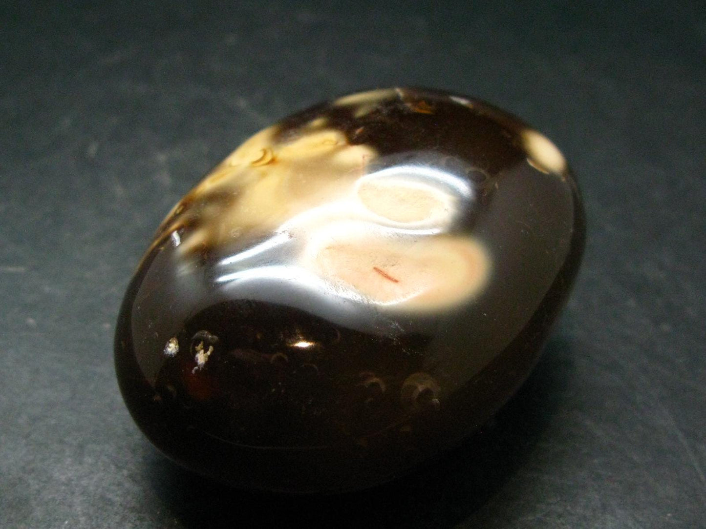 Carnelian Tumbled Stone From Madagascar - 2.3" - 119.37 Grams