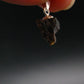 Rare Painite Crystal Silver Pendant From Myanmar - 0.7" - 3.65 Carats