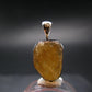 Large Natural Agni Gold Danburite Sterling Silver Pendant from Tanzania - 1.0" - 3.30 Grams