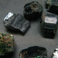 Rare Lot of 10 Usambara Chrome Tourmaline Crystals From Tanzania - 128 Carats
