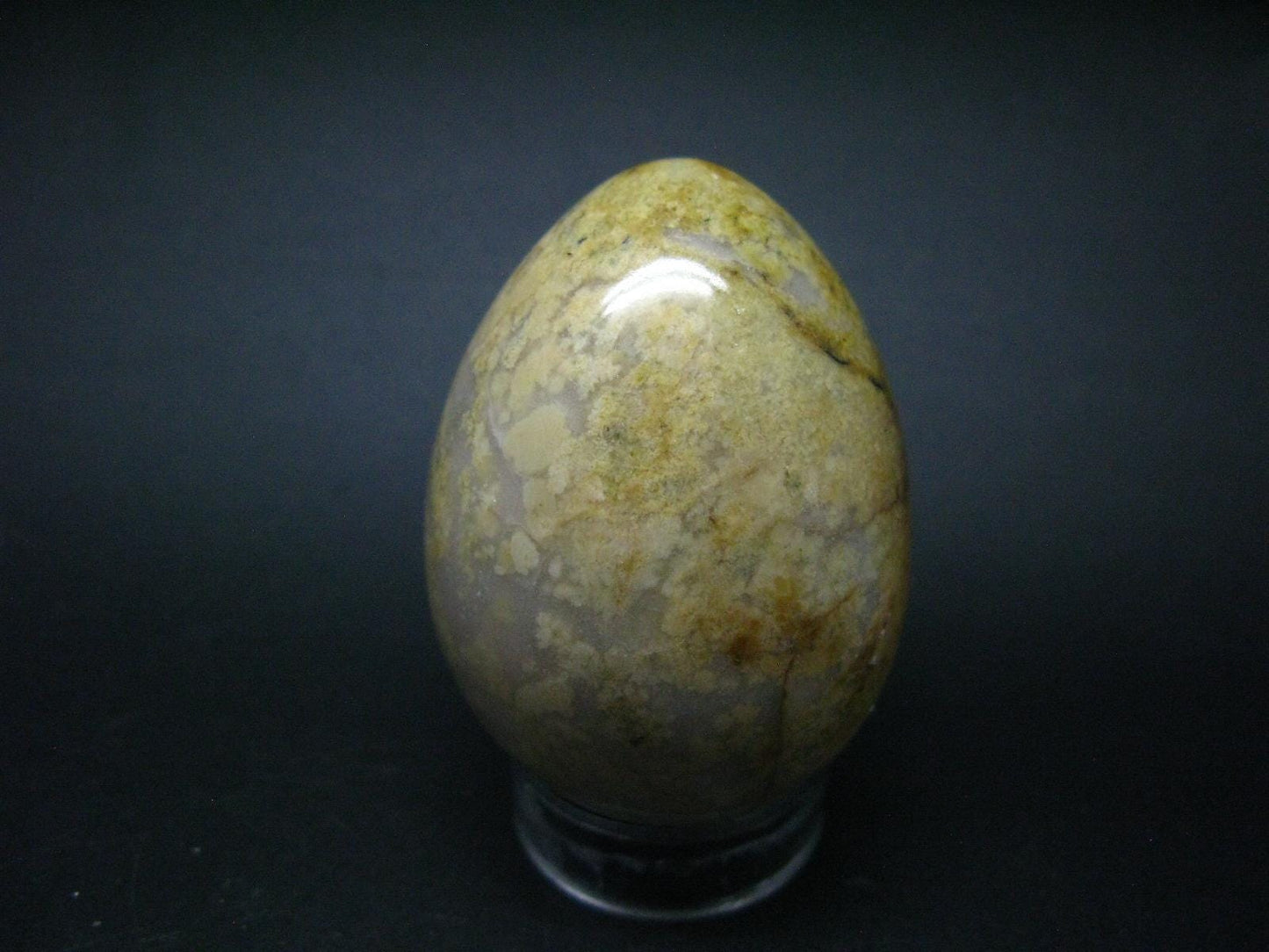 Very Rare Narsarsukite Egg From Russia - 2.4"