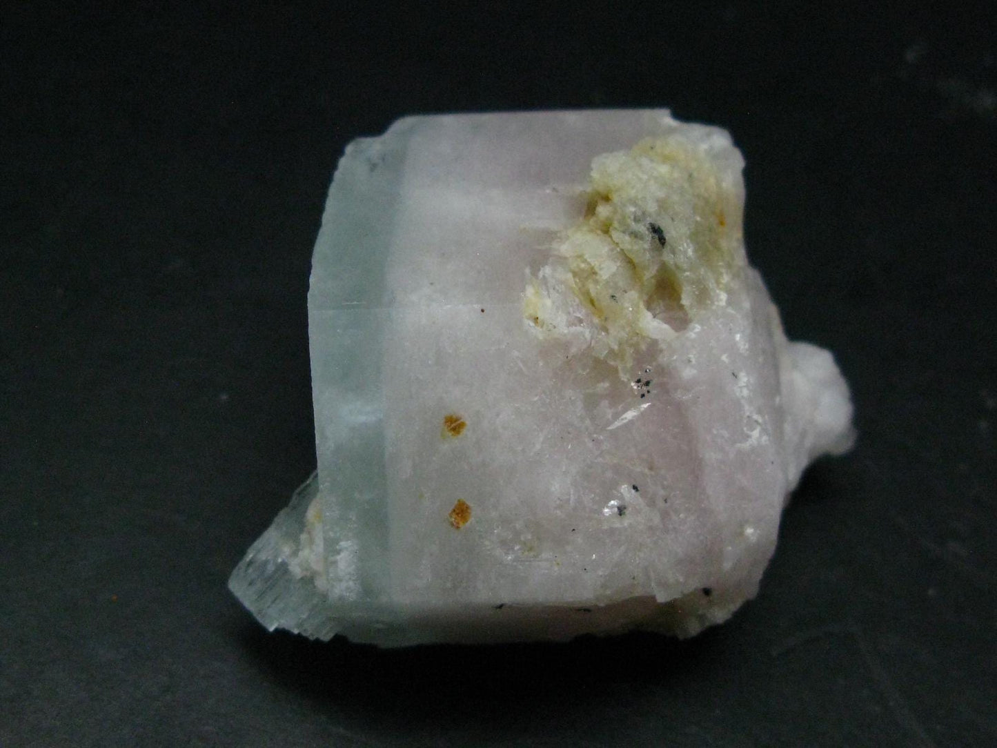 Rare Bicolor Pink Morganite & Blue Aquamarine Beryl Crystal From Pakistan - 2.2" - 65.81 Grams