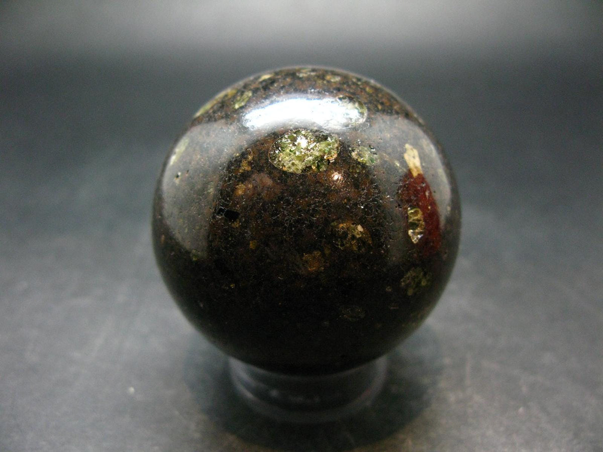 Peridot Olivine Sphere from Arizona, USA - 2.1" - 199.93 Grams