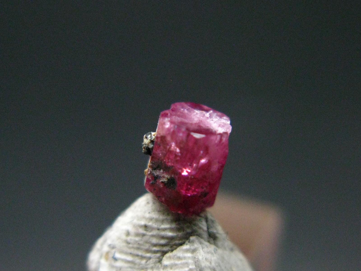 Nice Rare Gem Bixbite Red Emerald Beryl Crystal From Utah USA - 0.46 Carats