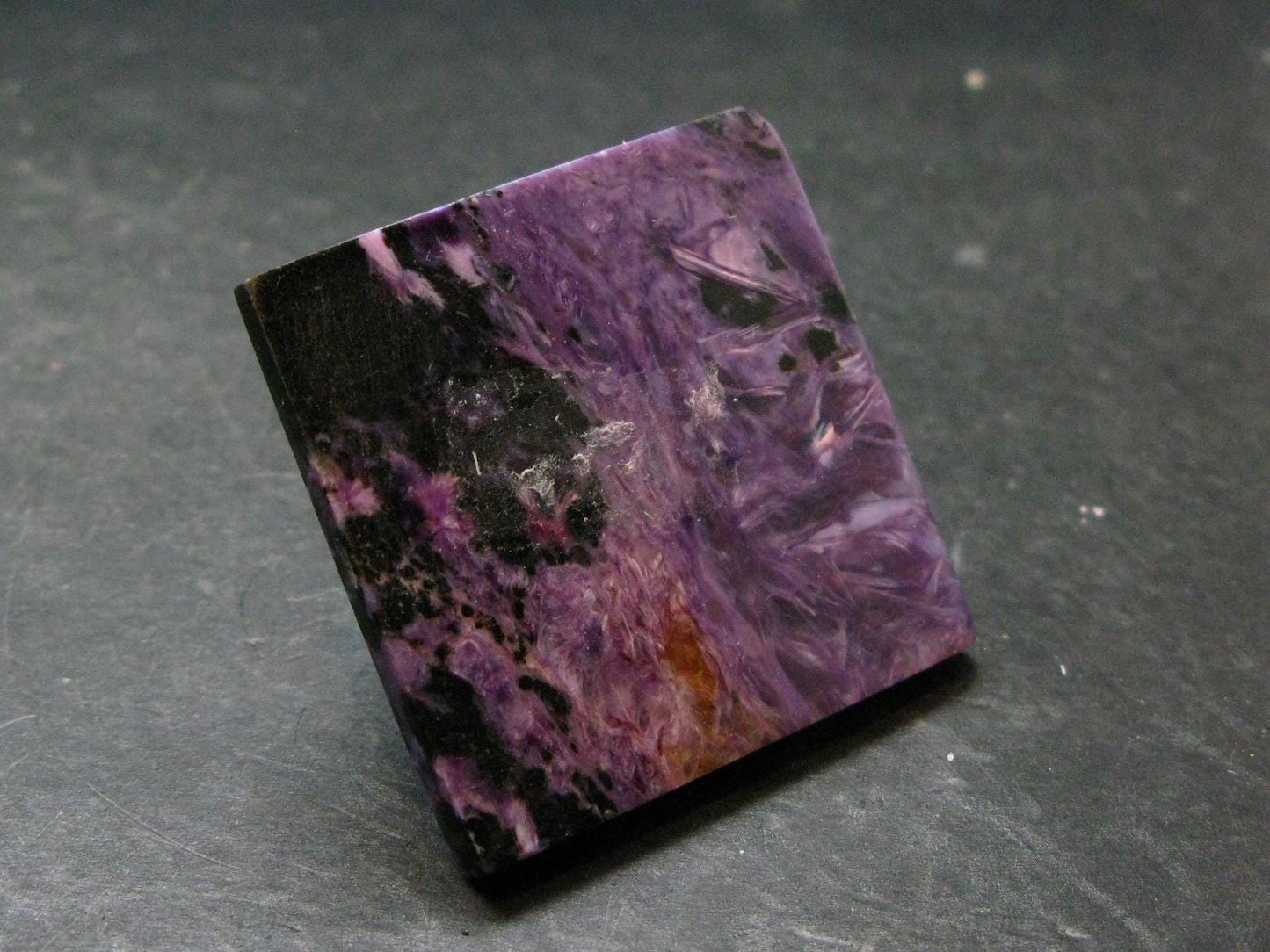 Rare High-Quality Charoite Pyramid From Russia - 1.6" - 55.32 Grams