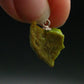 Gaspeite Silver Pendant From Australia - 0.8" - 1.25 Grams