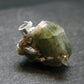 Green Apatite Crystal Silver Pendant From Portugal - 0.9" - 4.59 Grams