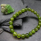 Peridot Genuine Bracelet ~ 7 Inches ~ 8mm Round Beads
