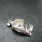 Gem Color Change See-Thru Straw Terminated Crystal Diaspore Crystal Silver Pendant From Turkey - 0.9" - 2.05 Grams